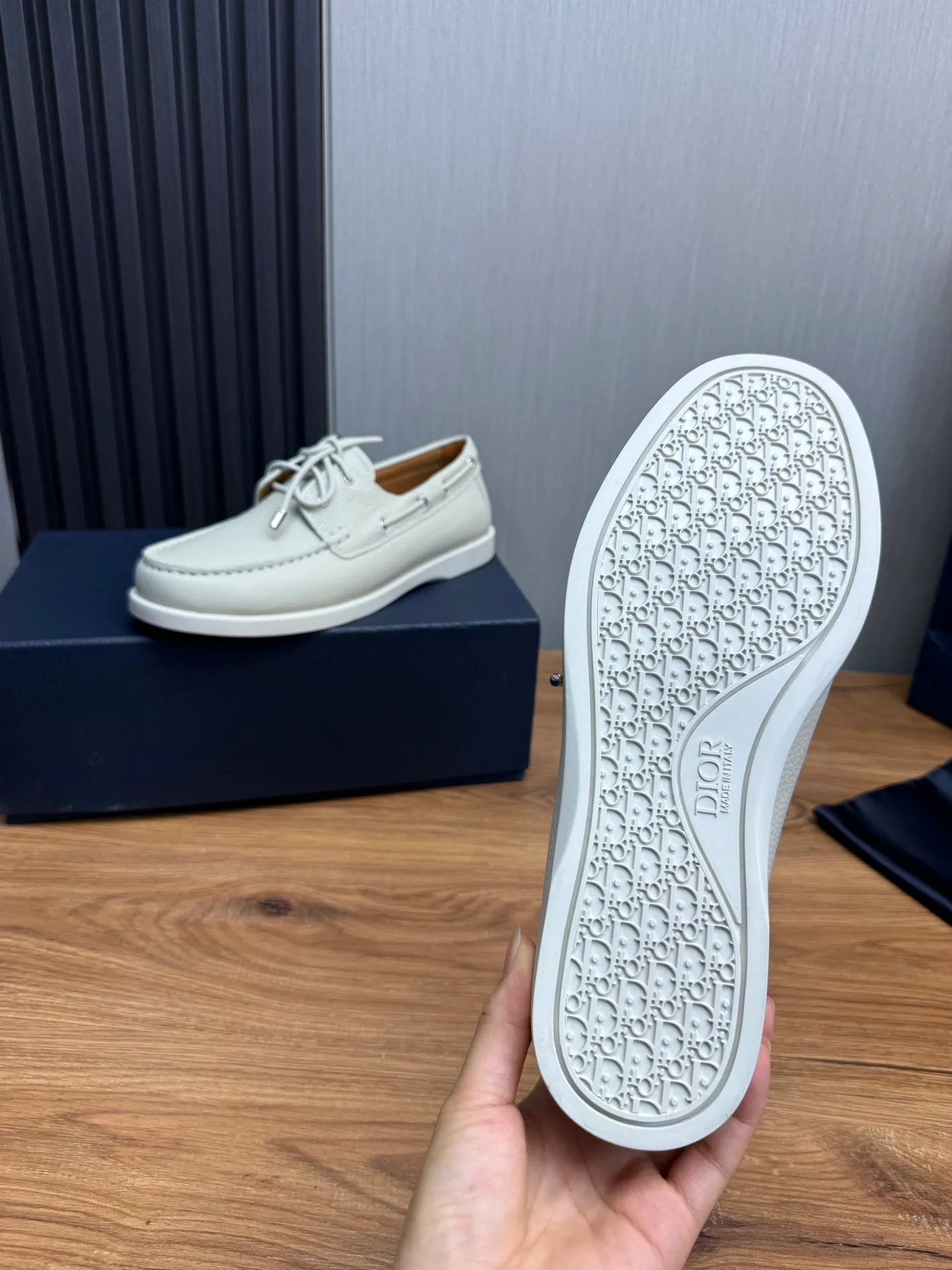 Men's shoes 💰560💰 [Dior] Men's official website na hot sale 🔥Imported cowhide + cowhide lining. Original rubber wear-resistant outsole. High quality shipment ⬆️Code number 38-44, (45 customized)